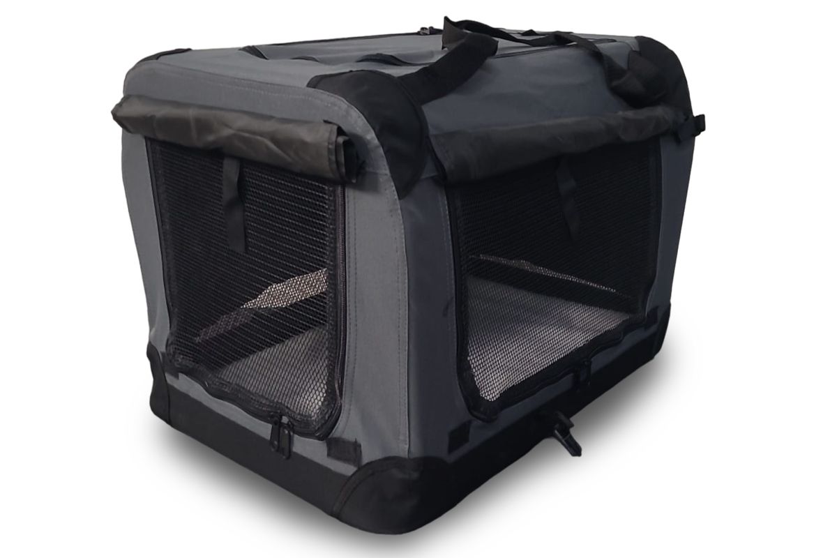 Nylon hondenbench Softcrate Premium Antraciet