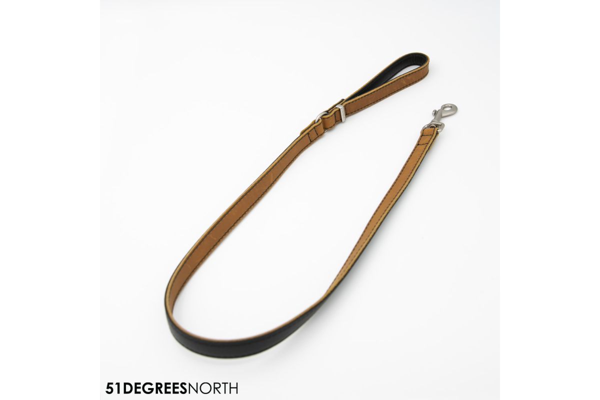 Milano - leash - contrast - cognac