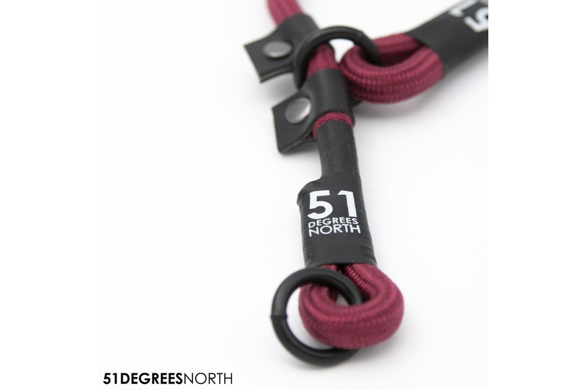 Wanderful - collar - rope - burgundy