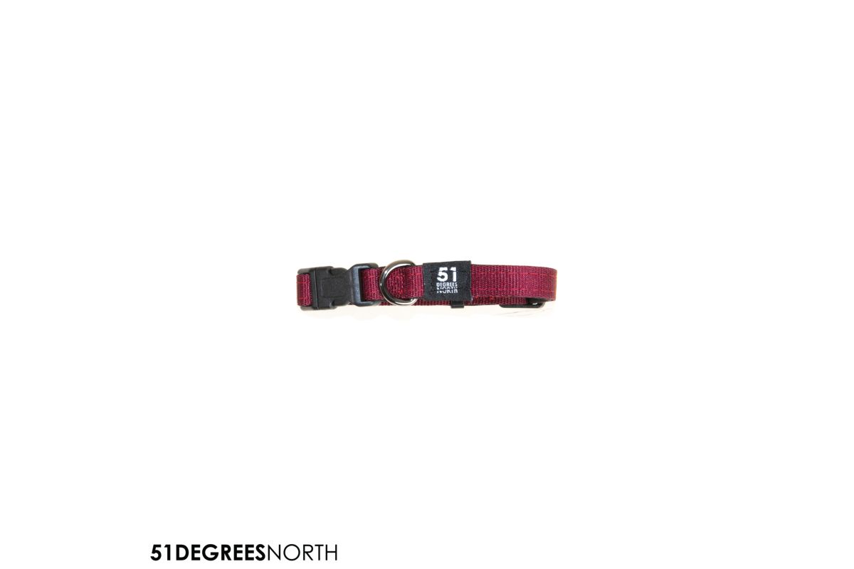 Wanderful - collar - flat - burgundy