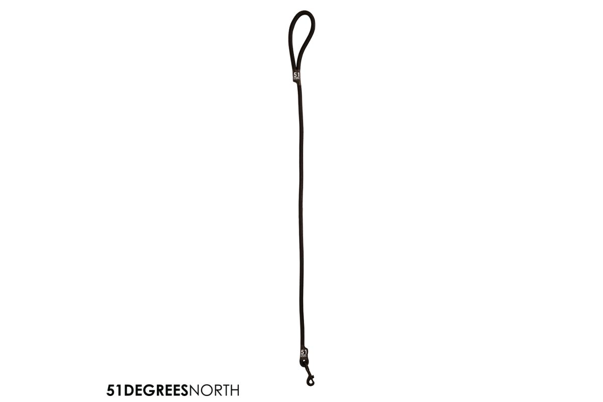 Wanderful - leash - nylon - rope - black