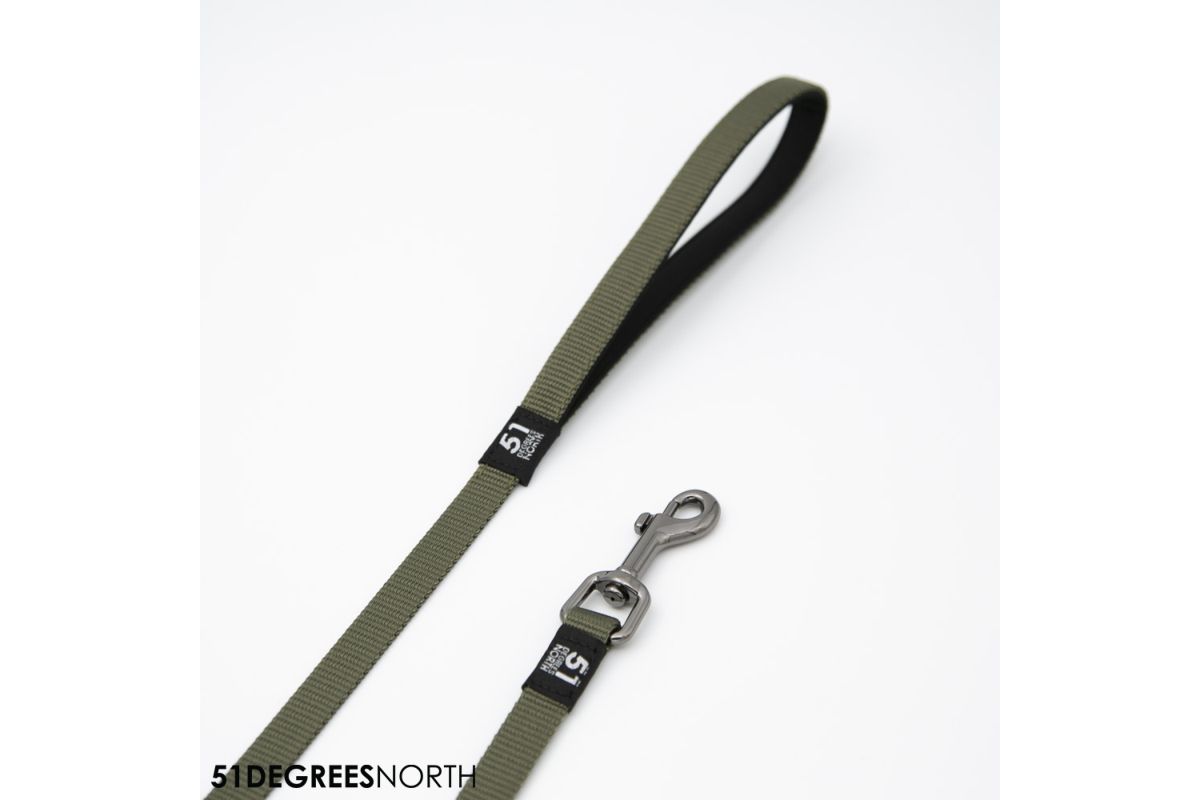 Wanderful - leash - flat - khaki