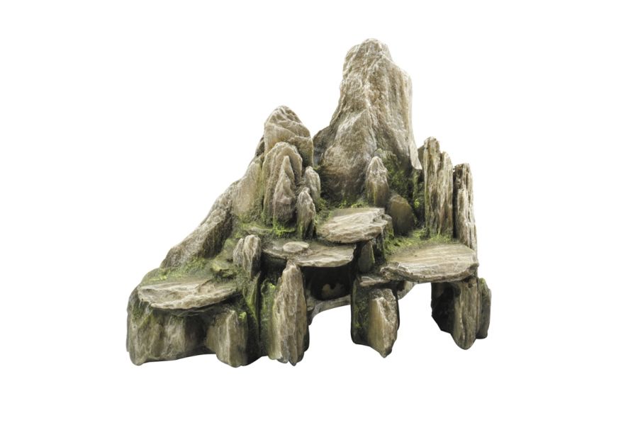 Deco steen met mos - Groen