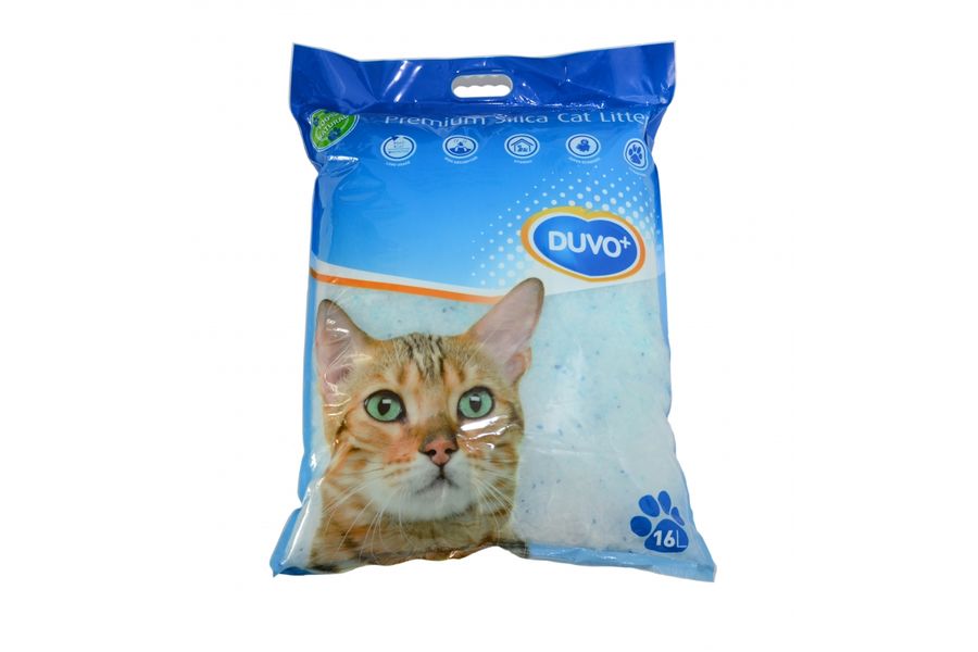 Kattenbakvulling premium silica 16l