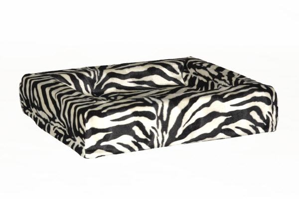 Hondenmand Comfort bonfire zebra zwart/wit