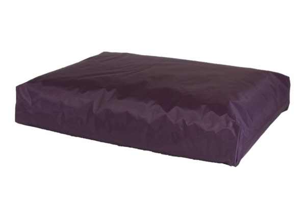 Losse hoes hondenkussen nylon aubergine