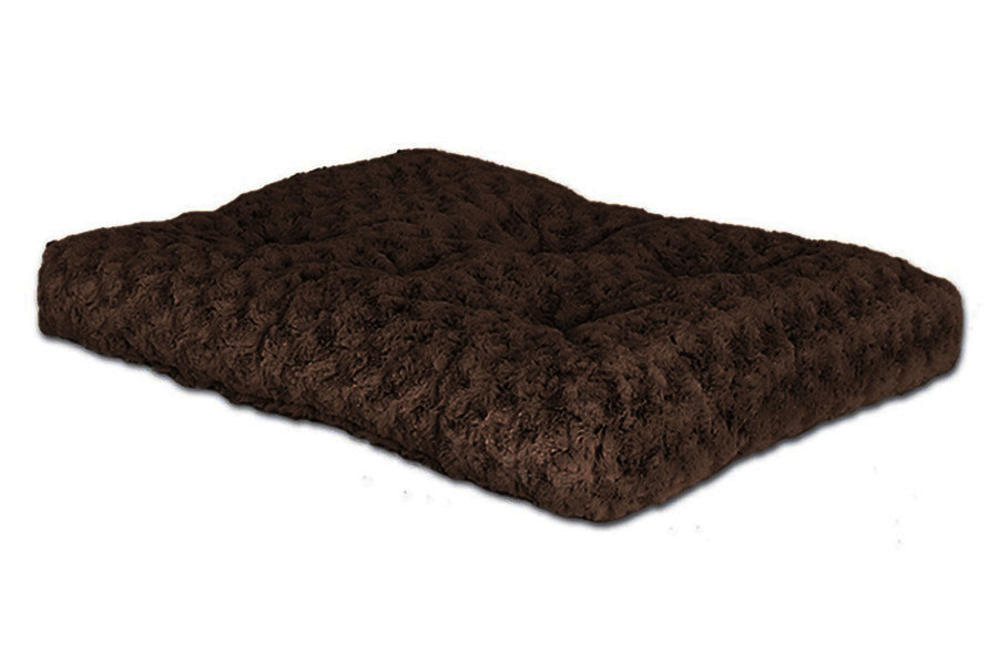 Comfort Ombre Swirl Fur Pet Bed Bruin