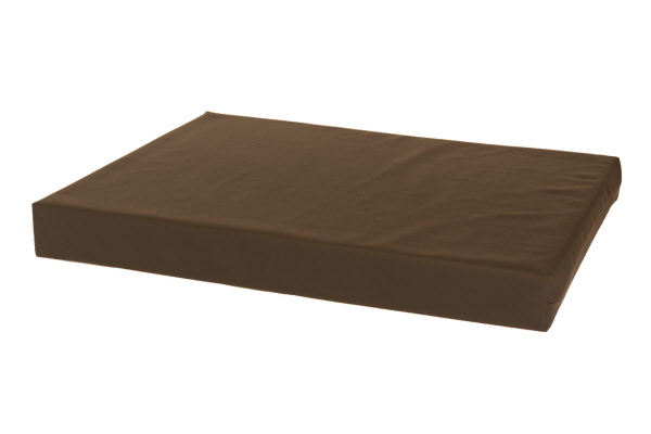 Losse hoes hondenbed/matras Leatherlook bruin