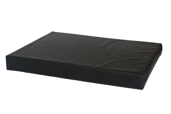 Orthopedisch hondenbed Leatherlook zwart