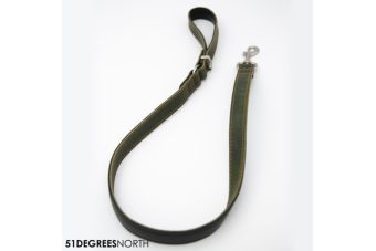Milano - leash - contrast - green - 12mm x 120cm