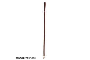 Milano - leash - contrast - burgundy