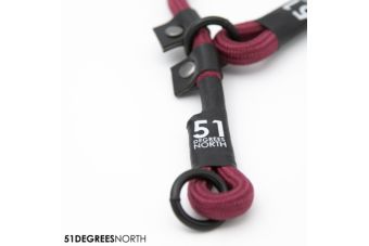 Wanderful - collar - rope - burgundy