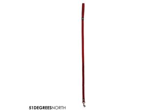 Wanderful - leash - nylon - bungee - burgundy