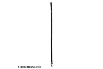 Wanderful - leash - nylon - bungee - black