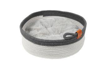 Tailor kattenmand grijs/wit