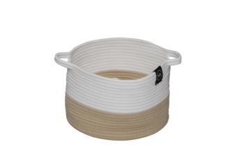 Home Collection Pet Cave Ribbon beige/wit