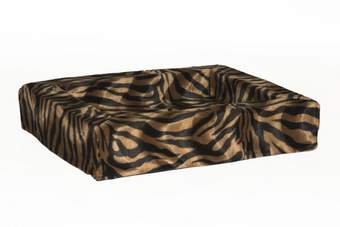 Hondenmand Comfort bonfire zebra zwart/bruin