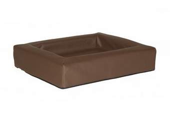 Hondenmand Comfort leatherlook bruin