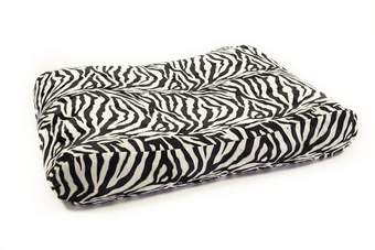 Losse hoes hondenkussen Bonfire Zebra zwart/wit