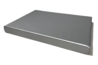 Orthopedisch hondenbed Leatherlook silver