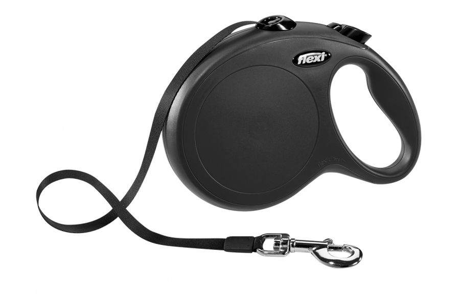Flexi classic lint l - 8m zwart