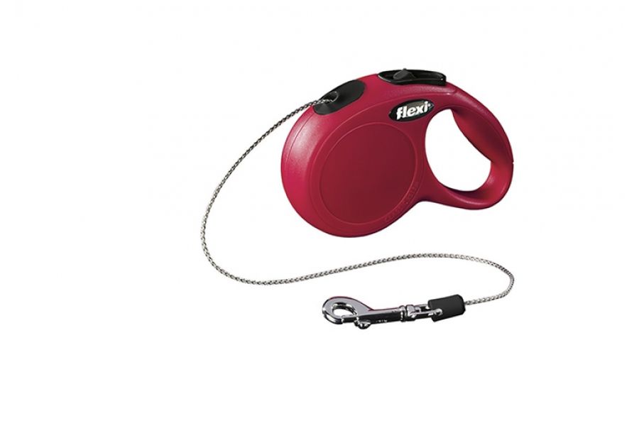 Flexi new classic touw xs/3m rood