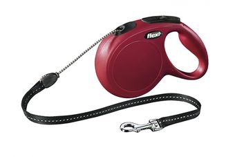 Flexi new classic touw m/8m rood