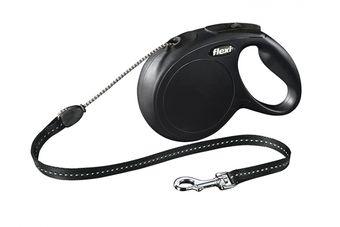 Flexi new classic touw m/8m zwart